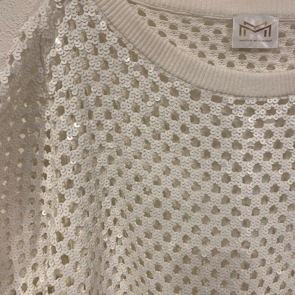 Maryan Mehlhorn Momentum Sequin Dress Size Large EUC - Picture 3 of 5